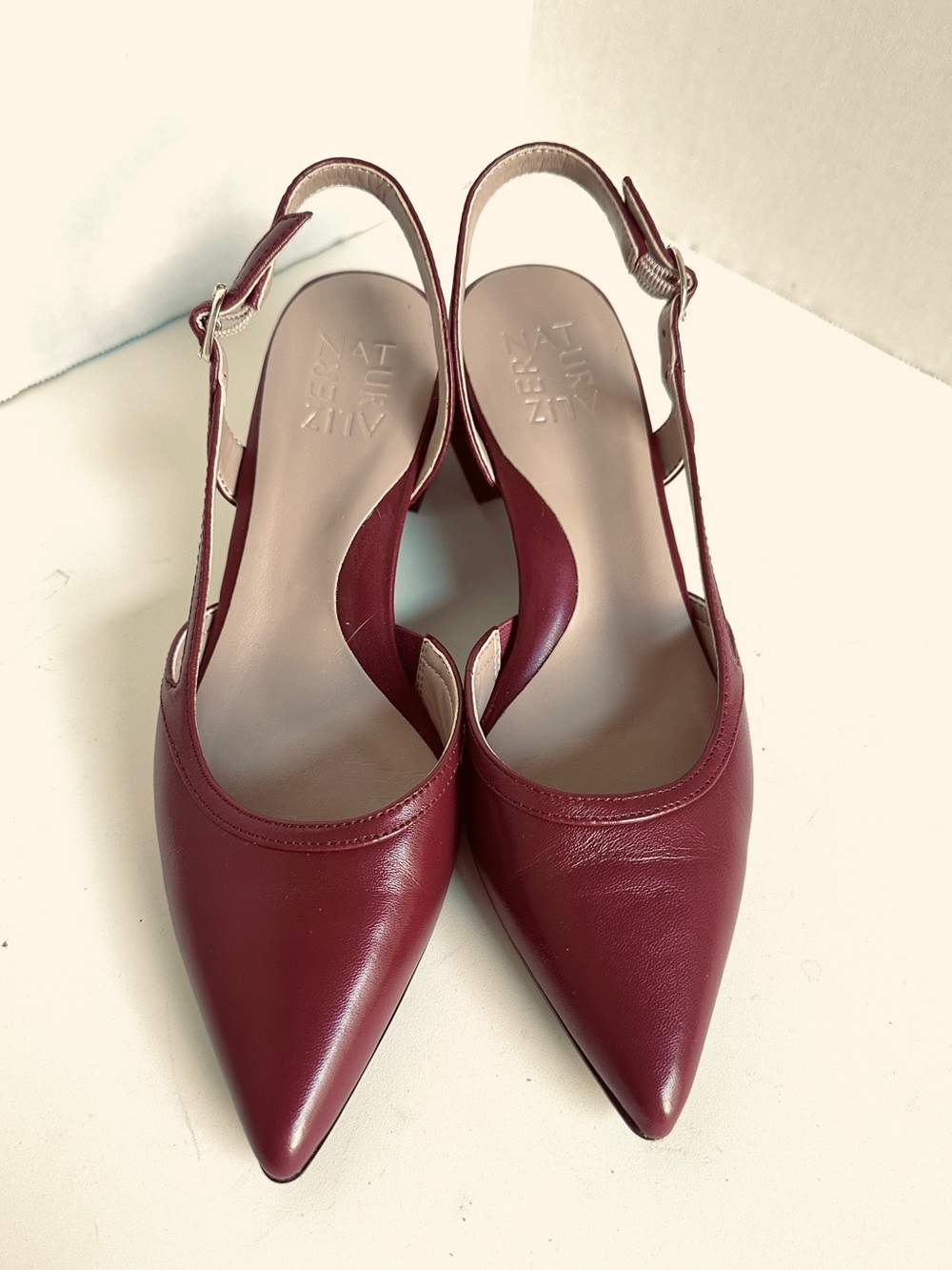 Naturalizer Mila Slingback Heels – Cranberry | Women’s Size 6M | Like New